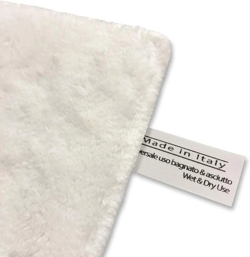 Panni Universali in Microfibra Professionali Multiuso e Multisuperficie per Pulitore Vapore od utilizzo a secco Lavabili e Ultra Resistenti Lava Pavimenti Vetri Tessuti Kit 15 pezzi Made in Italy