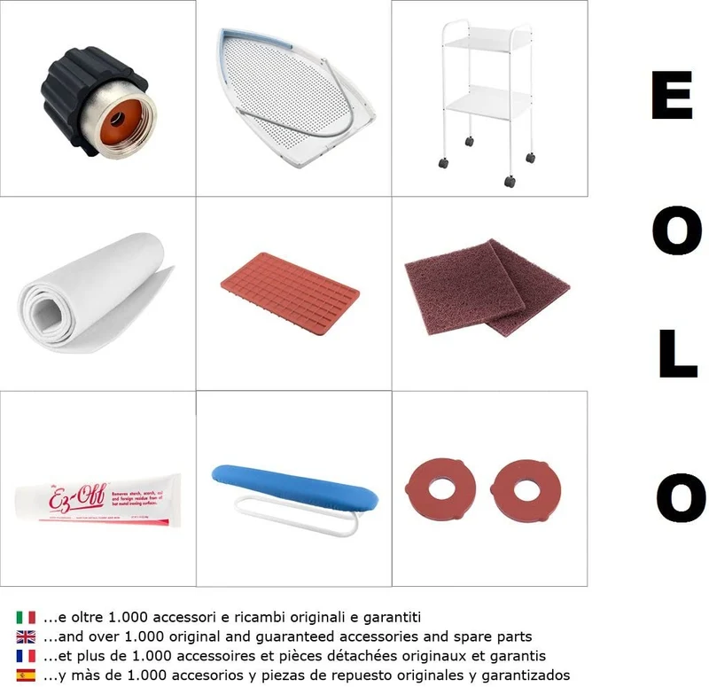 Pedanina poggia ferro in silicone rossa per sistemi stiranti professionali
