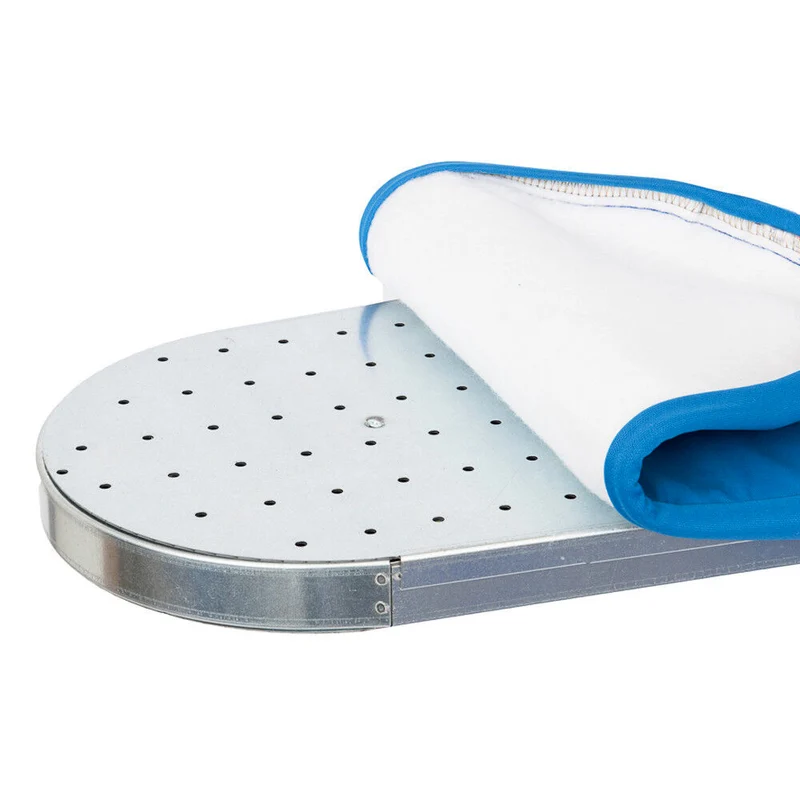 Kit x 2 Copriasse Imbottita Mollettone Professionale Piano stondato (cm 115x40)
