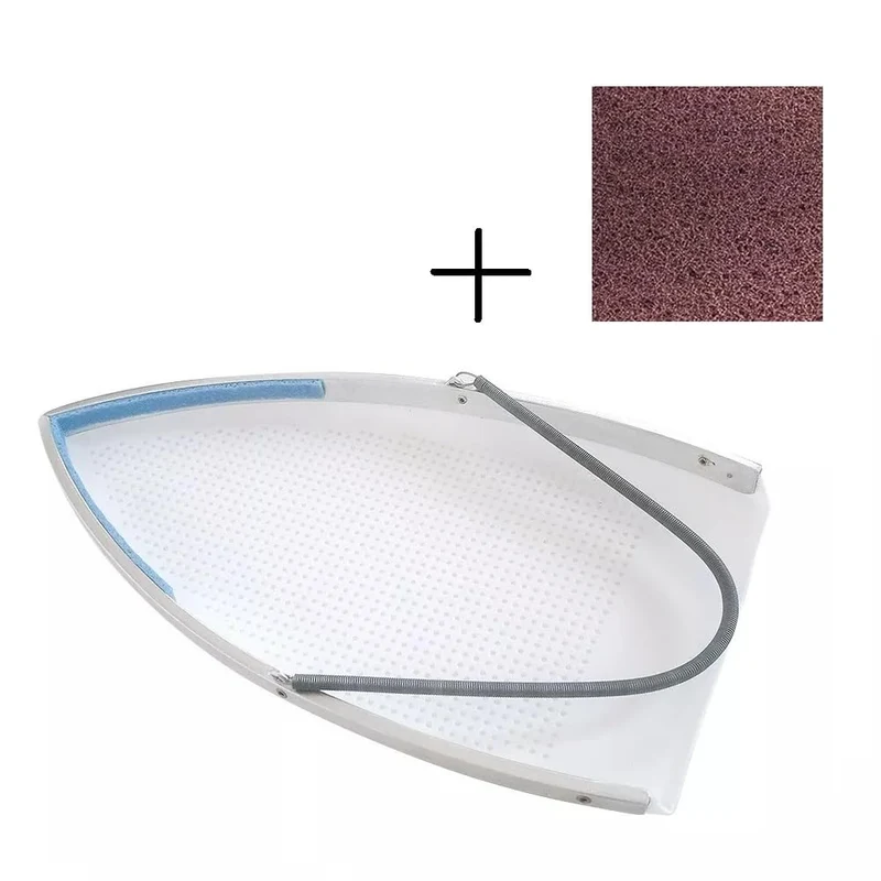 Soletta Teflon bordata in alluminio Misura L + Spugnetta