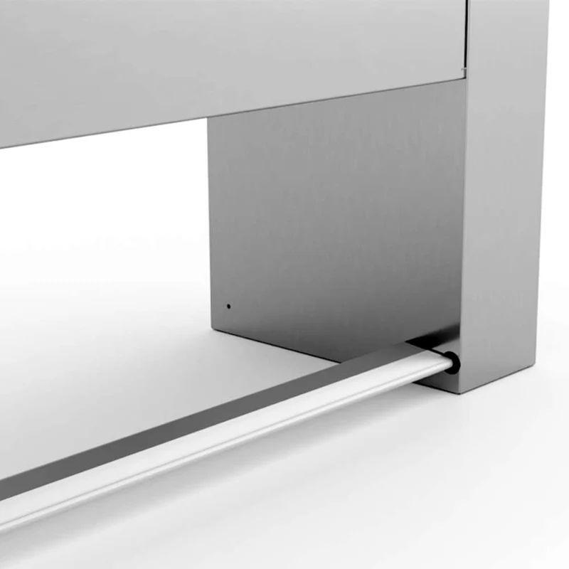 Stiratrice a Rullo Professionale MG08 Mangano da Stiro Biancheria Piana Federe Lenzuola Copriletti Asciugamani Tende Tovaglie Tovaglioli Rullo 200x30 cm Elettronica Efficienza A++ Garanzia 5 Anni