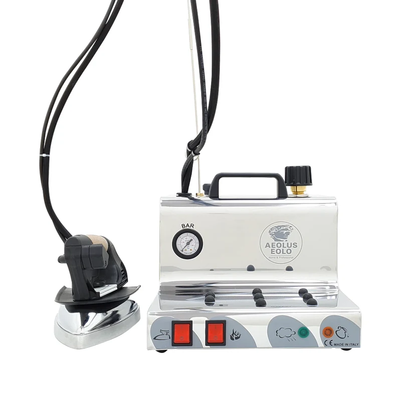 Sistema stirante professionale GVK14 con Caldaia in Acciaio inox AISI 304 e Resistenza esterna anticalcare (2,2 L) Classe energetica A++ Made in Italy Garanzia 5 anni