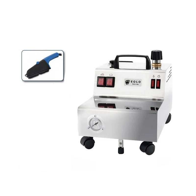 Sistema stirante professionale GV05 INOX S con Caldaia in rame a Risparmio energetico e Resistenza esterna anticalcare (2,4 L) Classe energetica A++ Made in Italy Garanzia 5 anni