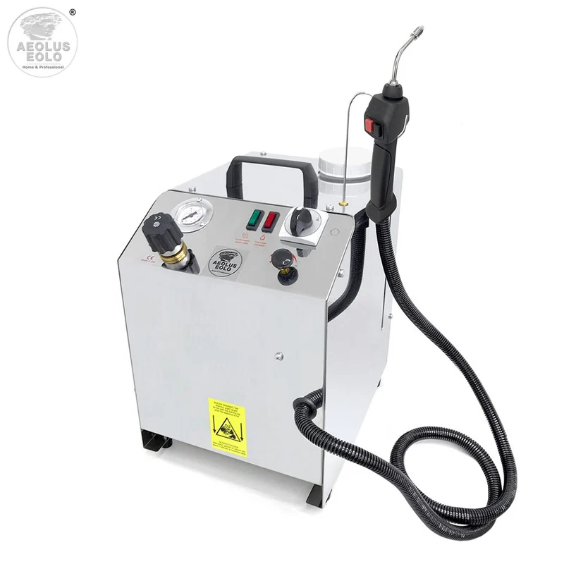 EOLO Sistema Di Pulizia LP02 S RA Professionale Pistola Vapore Secco Ricarica Automatica Macchina Pulitore Laboratori Studi Medici Officine Disinfestazione Sanificazione Superfici Potente Anticalcare Made in Italy Garanzia 5 Anni Efficienza A++