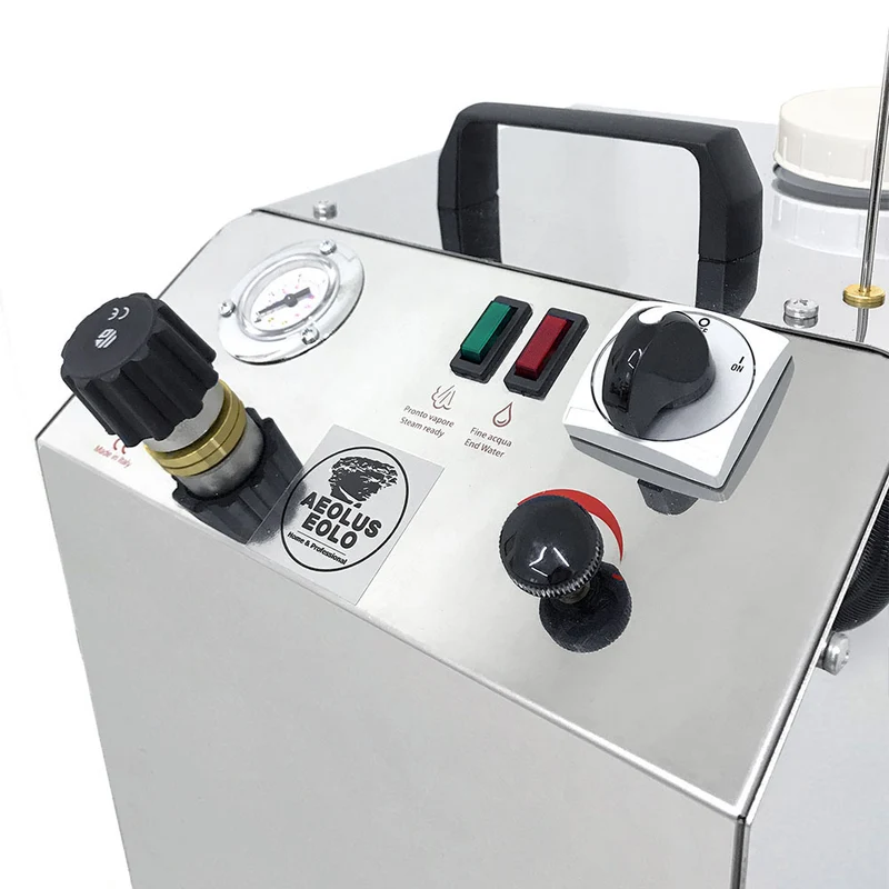 EOLO Sistema Di Pulizia LP02 S RA Professionale Pistola Vapore Secco Ricarica Automatica Macchina Pulitore Laboratori Studi Medici Officine Disinfestazione Sanificazione Superfici Potente Anticalcare Made in Italy Garanzia 5 Anni Efficienza A++