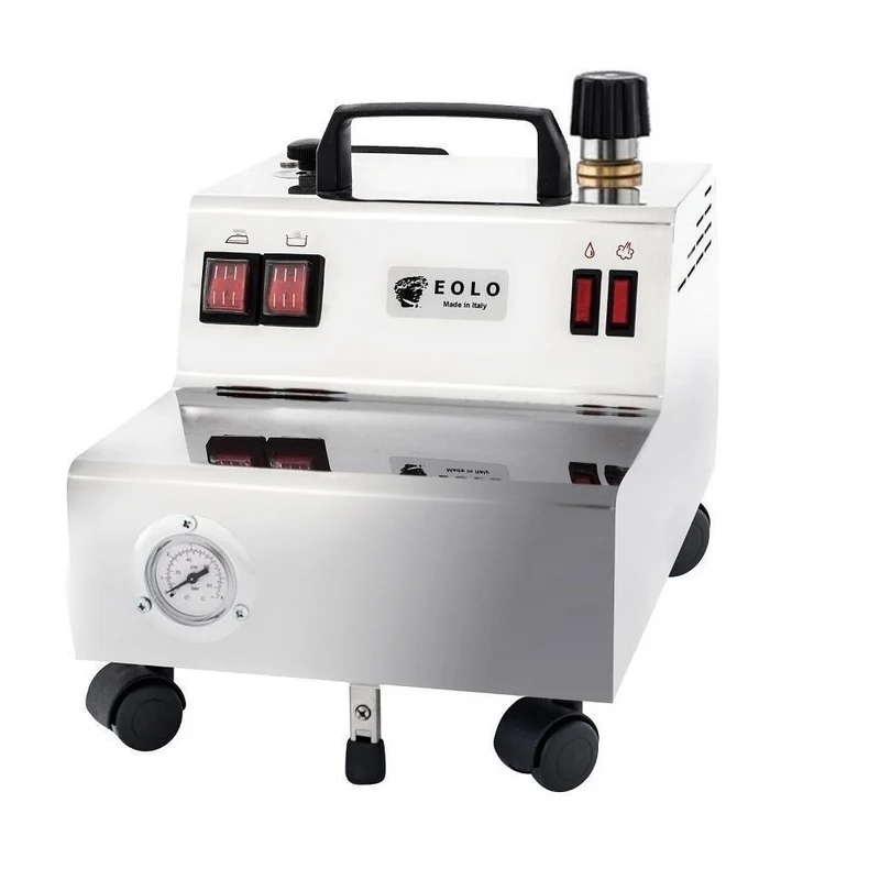 EOLO Pulitore a Vapore GV05 PX Anticalcare Lavapavimenti Vetri Macchinario Pulitrice Disinfettazione Materassi Vaporetto per Pulire Disinfettare Casa Bagno Set Accessori Pulizia Vaporella Professionale Made in Italy Garanzia 5 Anni Efficienza A++
