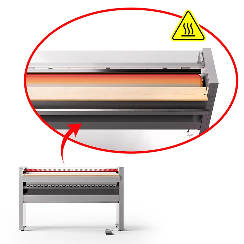 Stiratrice a Rullo Professionale MG05 T Plus Mangano da Stiro Biancheria Piana Federe Lenzuola Copriletti Asciugamani Tende Tovaglie Tovaglioli Rullo 140x25 cm Elettronica Efficienza A++ Garanzia 5 Anni