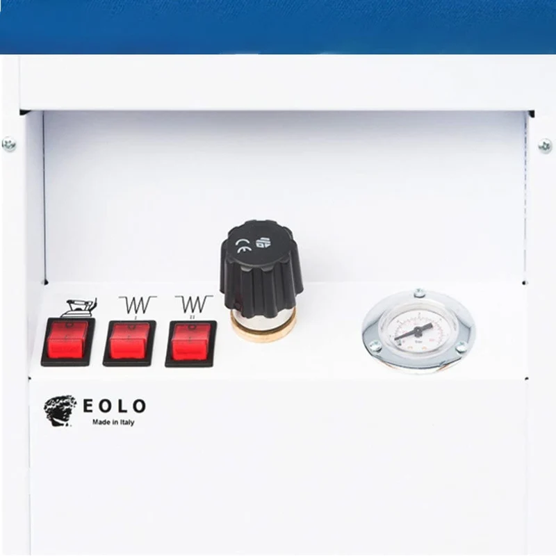 Tavolo da stiro professionale modello TS07 RA con caldaia Motore aspirante Piano riscaldato con termostato Classe Energetica A++ Made in Italy Garanzia 5 anni
