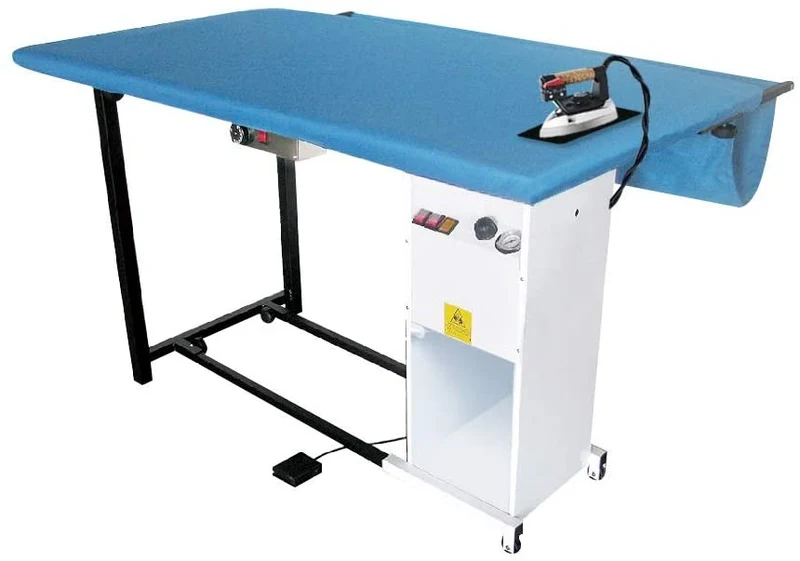 Tavolo da stiro professionale modello TS06 con Caldaia Motore aspirante Piano riscaldato con termostato Classe Energetica A++ Made in Italy Garanzia 5 anni