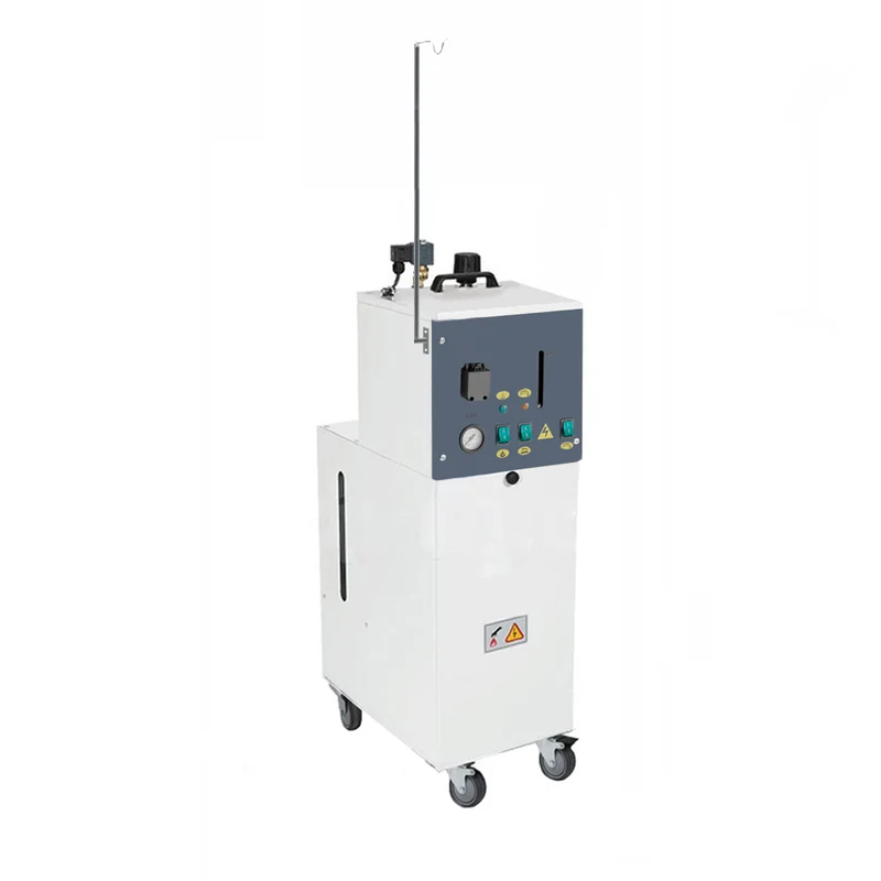 Sistema stirante professionale AV05 BS INOX con caldaia in acciaio inox AISI 304 e resistenza esterna anticalcare (4,5 L) e tanica acqua/liquido per la sanificazione da 10 litri Made in Italy Garanzia 5 anni