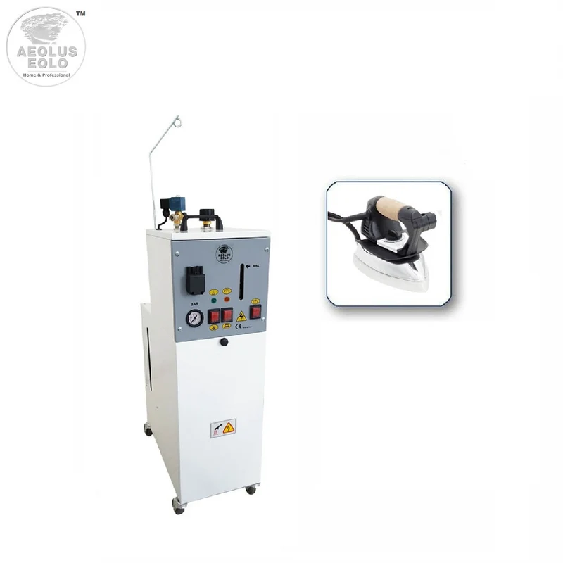 Sistema stirante professionale GVK5 TOP RA con Caldaia in acciaio inox AISI 304 Ricarica automatica e Resistenza esterna anticalcare Made in Italy Garanzia 5 anni