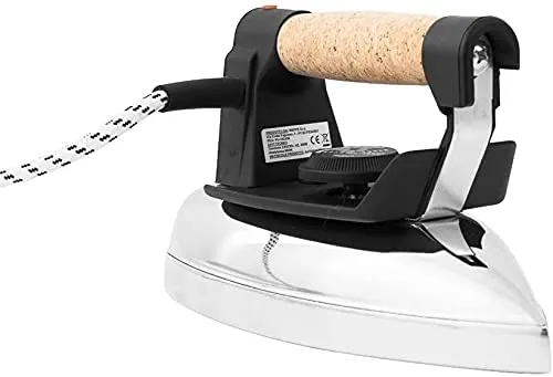 Ferro da stiro professionale a secco “Stir Sat” FR04 con piastra satinata Made in Italy Garanzia 5 anni