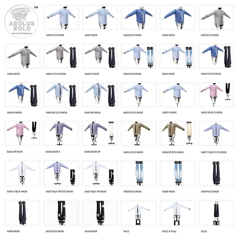 EOLO Stira Camicie SA02 ECO Stira Asciuga Automatico Camicie Camicette Polo Maglie Felpe Stirasciuga Stiratrice Asciugatrice Omino per Stirare StirAsciugatore Ferro da Stiro Verticale Base 4 Ruote 3 Programmi Made in Italy Garanzia 5 Anni Efficienza A++