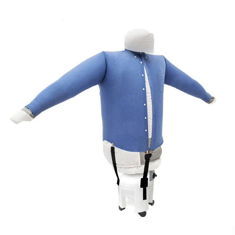 EOLO Stira Camicie SA02 INOX Stira Asciuga Automatico Camicie Camicette Polo Maglie Felpe Stirasciuga Stiratrice Asciugatrice Omino per Stirare StirAsciugatore Ferro da Stiro Verticale Base 4 Ruote 2 Programmi Made in Italy Garanzia 5 Anni Efficienza A++