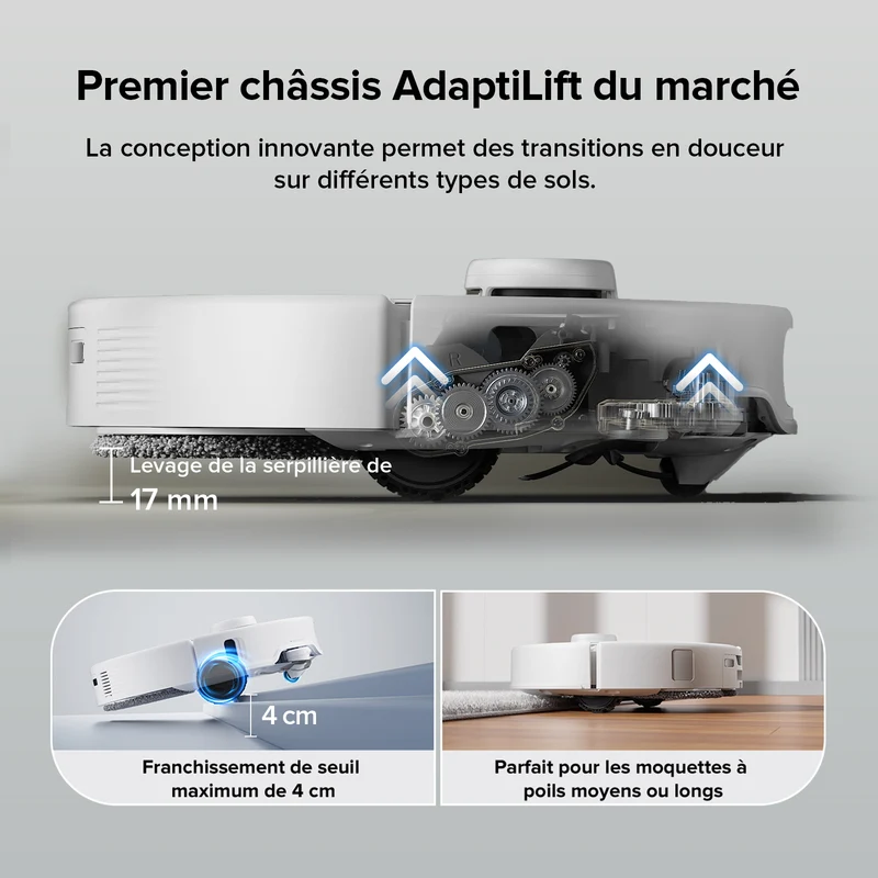 [Reconditionné] Roborock Qrevo Edge robot aspirateur laveur avec station d’accueil multifonctionnelle 3.0
