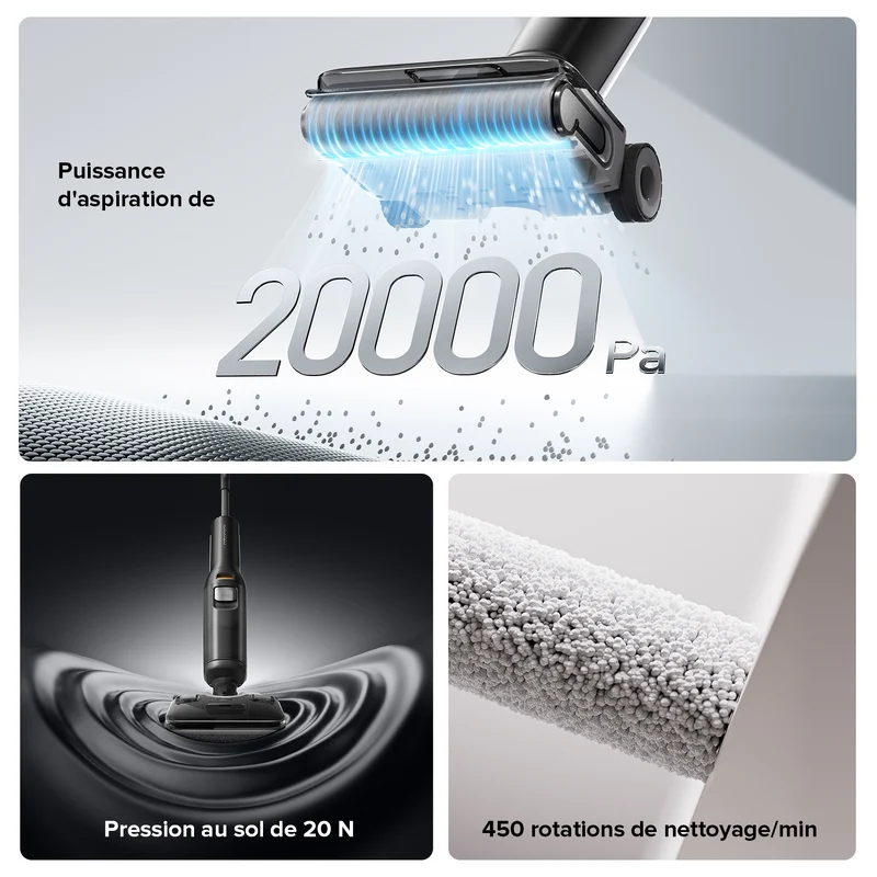 Roborock F25 ALT aspirateur laveur sans fil sec et humide