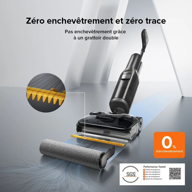 Roborock F25 ALT aspirateur laveur sans fil sec et humide