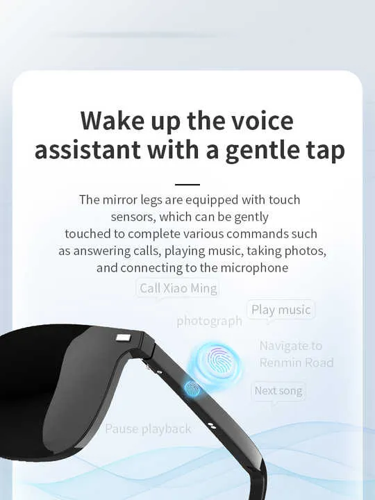 Smart Camera Glasses with Magnetic Charging