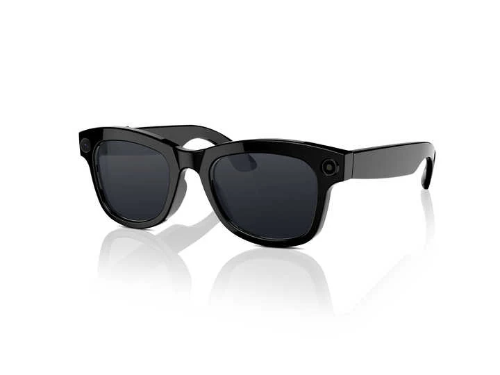 AI Smart Camera Glasses with Dual Noise Cancellation Microphone