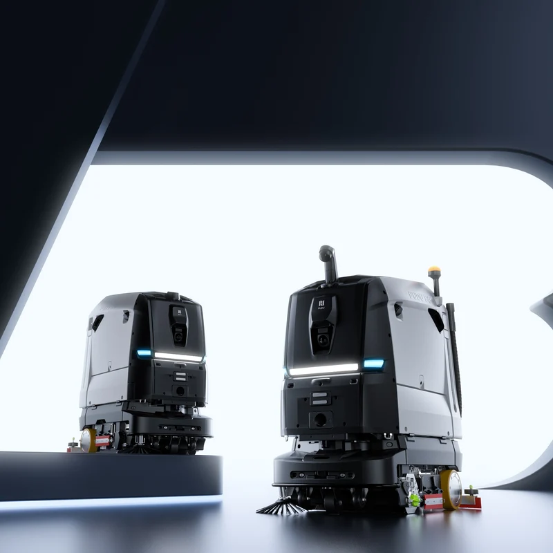 Mit Service-Garantie. Pudu BG1 Pro Scheuersaugroboter