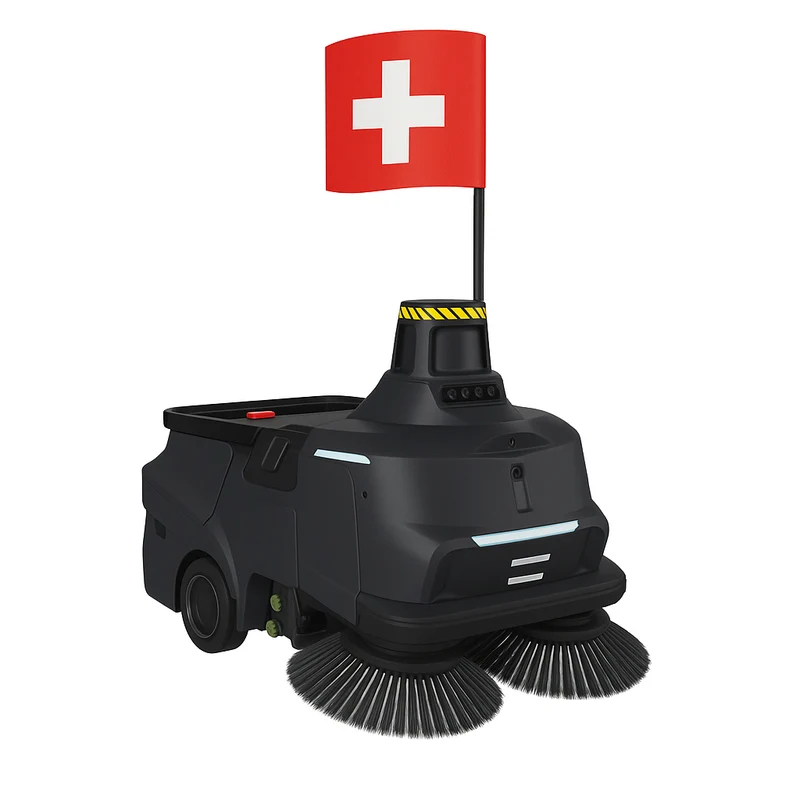 Mit Service-Garantie. Pudu MT1 Max KI-gesteuerter Kehrsaugroboter