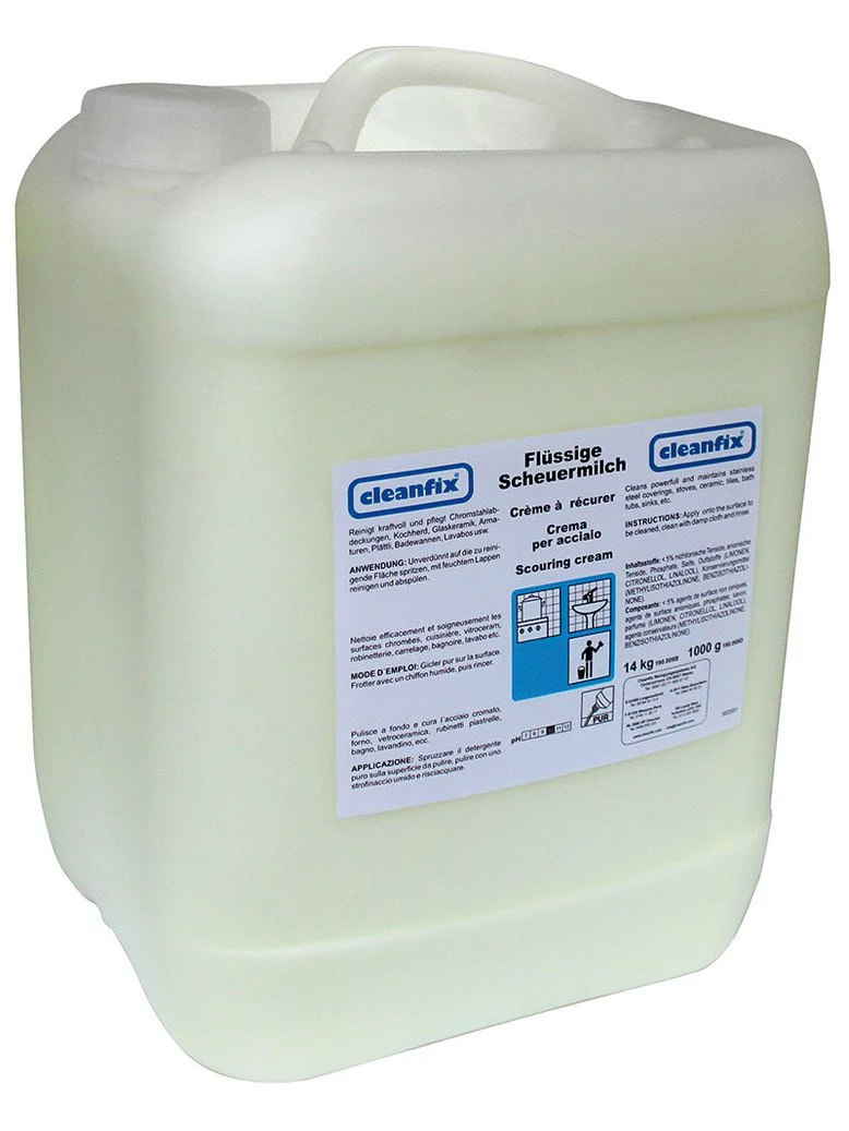 Flüssige Scheuermilch