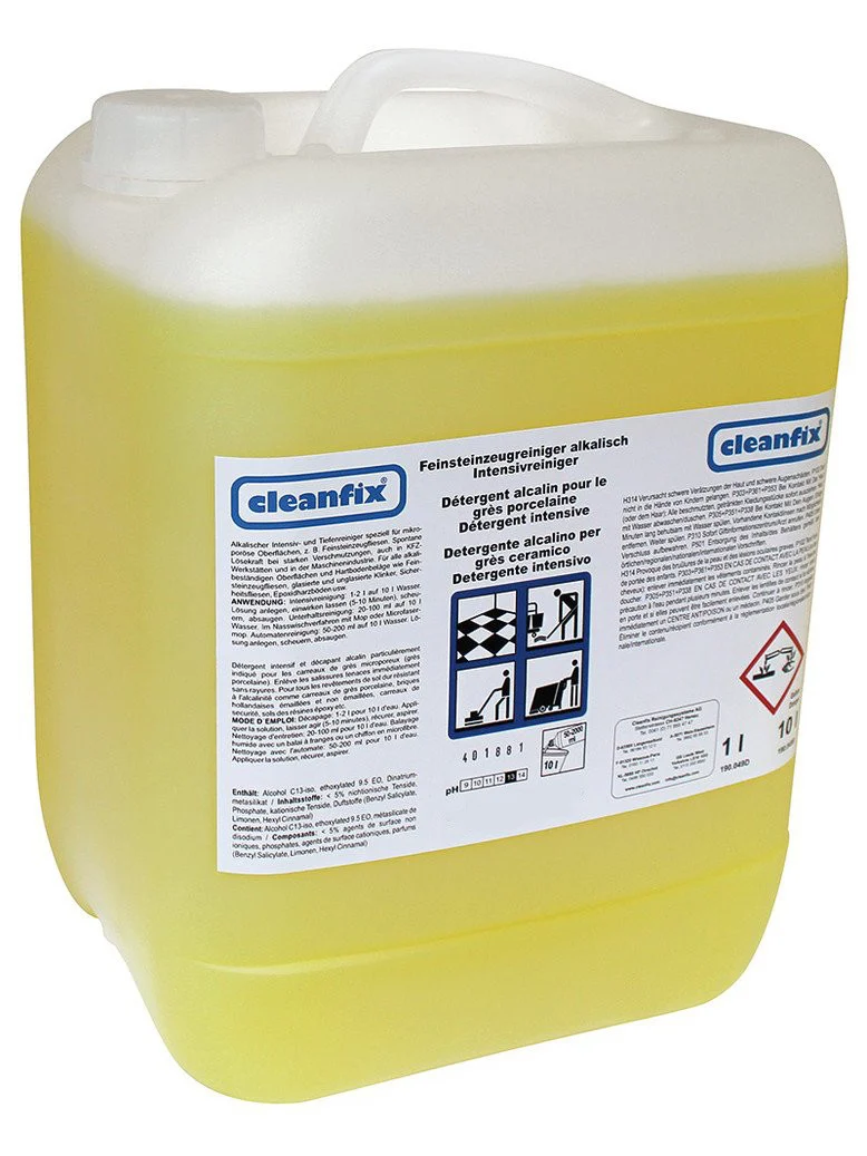 Feinsteinzeugreiniger alkalisch