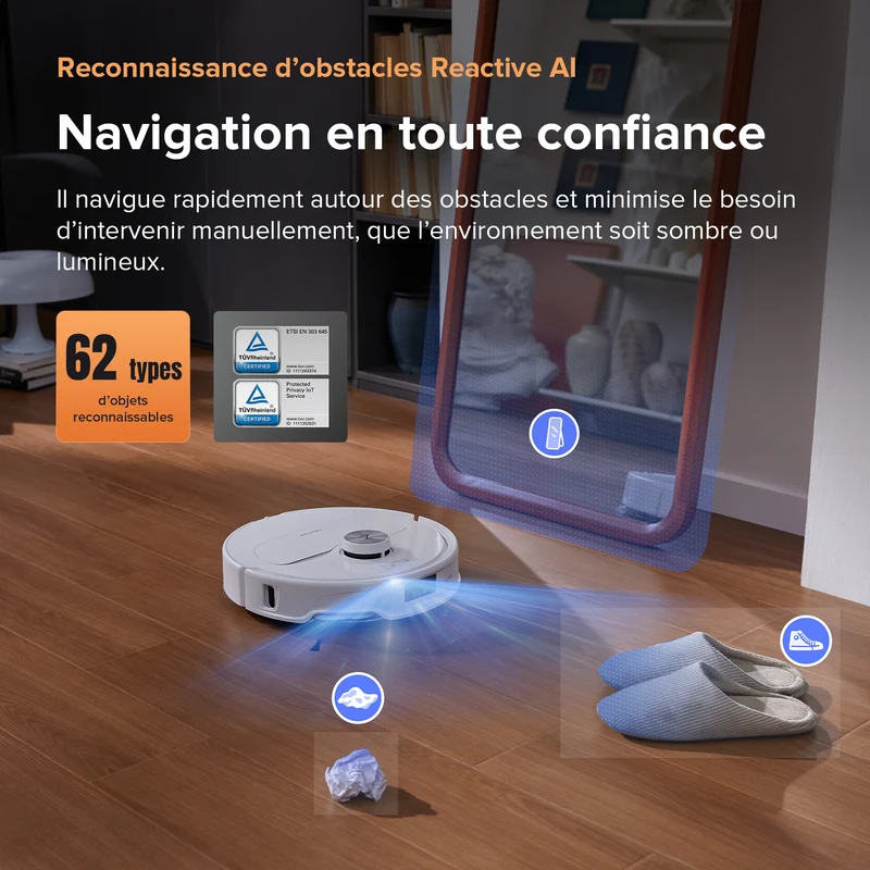 Roborock Qrevo Master Set robot aspirateur laveur avec station multifonction 3.0