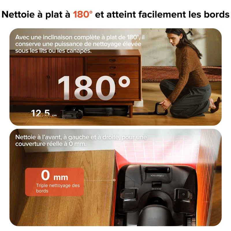 Aspirateur laveur Roborock F25 ACE Pro avec nettoyage JetFoaming™