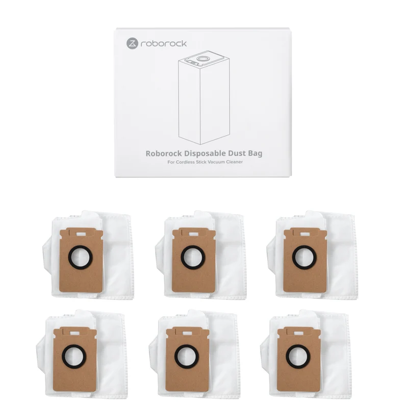 Sacs à poussière Roborock (12 pièces) pour H60 Hub Ultra et H60 Hub Pro, 3 L