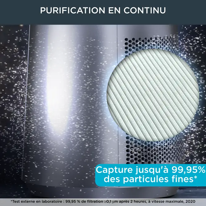 Rowenta Purificateur Ventilateur 2 en 1 Eclipse