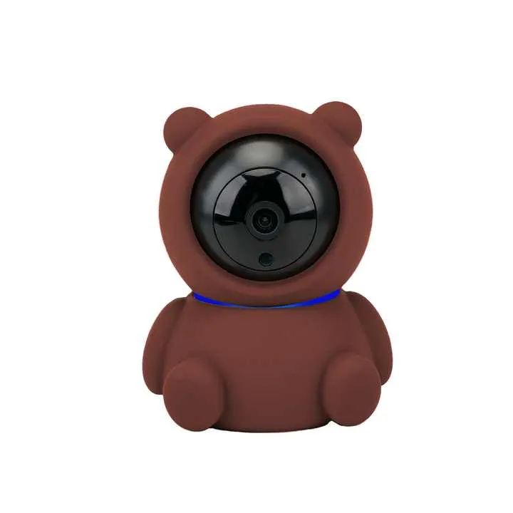 Wireless 360° Smart Home Camera 5MP with Auto Tracking – Bear Design