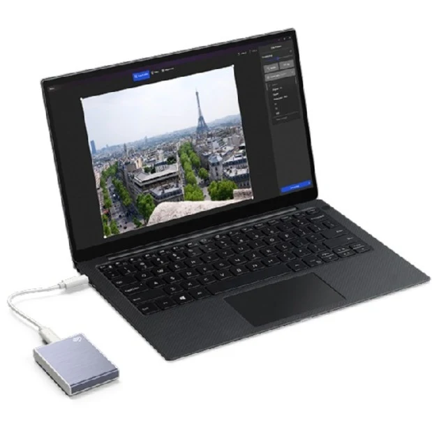 Seagate One Touch 2TB External SSD – 2.5" SATA, Blue