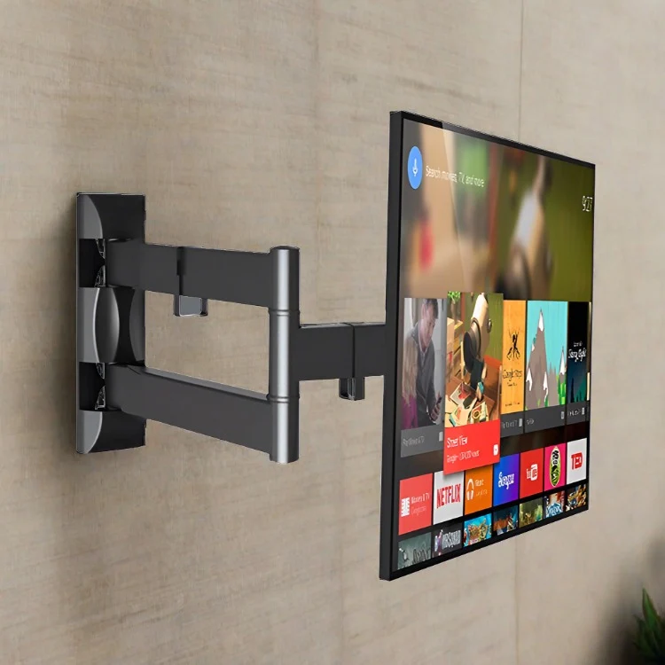 NORTH BAYOU Telescopic Swivel TV Monitor Wall Mount Bracket For 32-52 inch