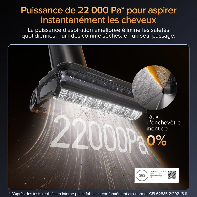 Roborock F25 Ultra – Aspirateur humide et sec avec vapeur et eau chaude