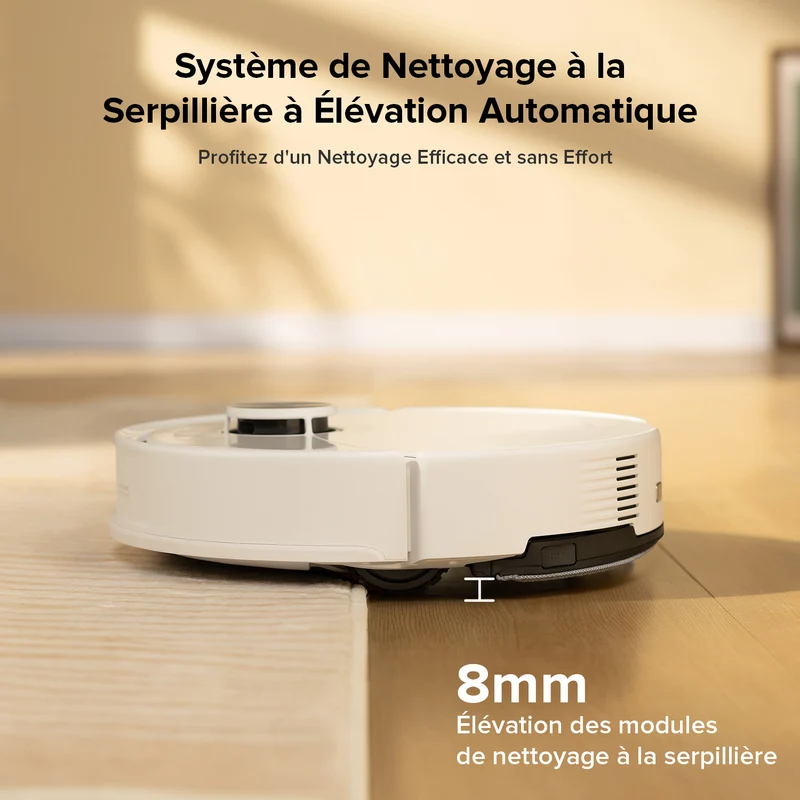 Roborock Q10 S5 Set robot aspirateur laveur de VibraRise 2.0 avec aspiration de 10 000 Pa
