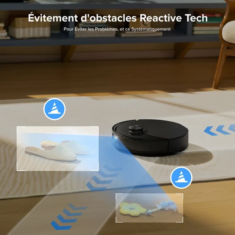 Roborock Q10 S5+ robot aspirateur laveur de VibraRise 2.0 avec avec station de vidage automatique