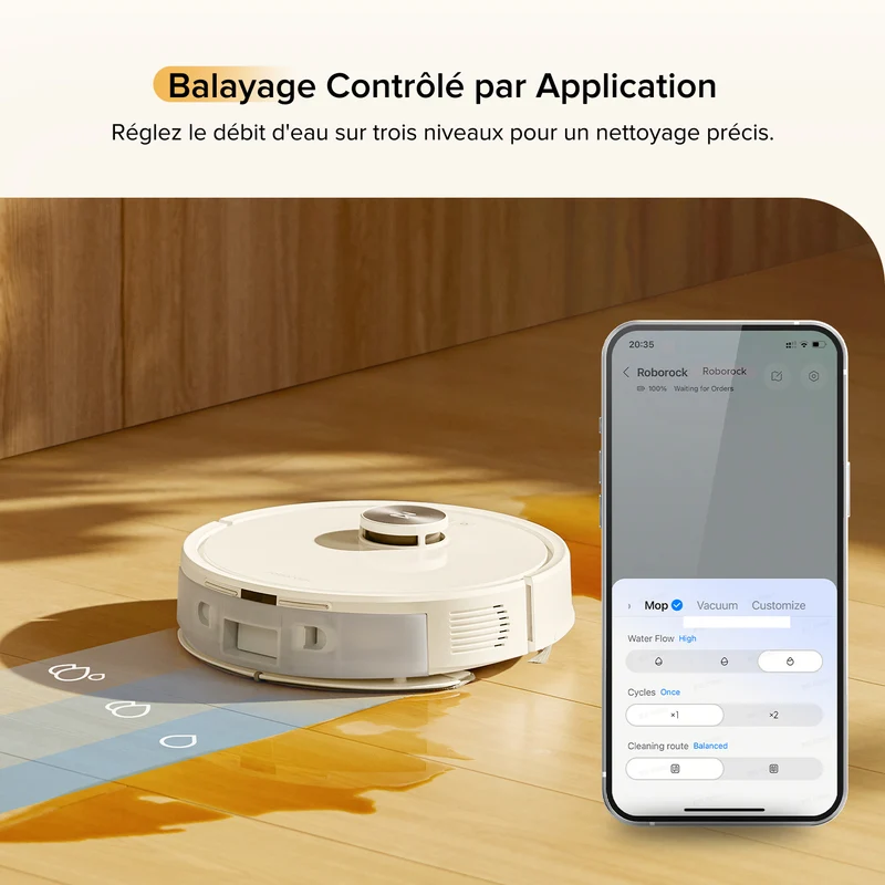 Roborock Q7 M5 ( Q7 Max amélioré ) robot aspirateur avec aspiration de 10 000 Pa
