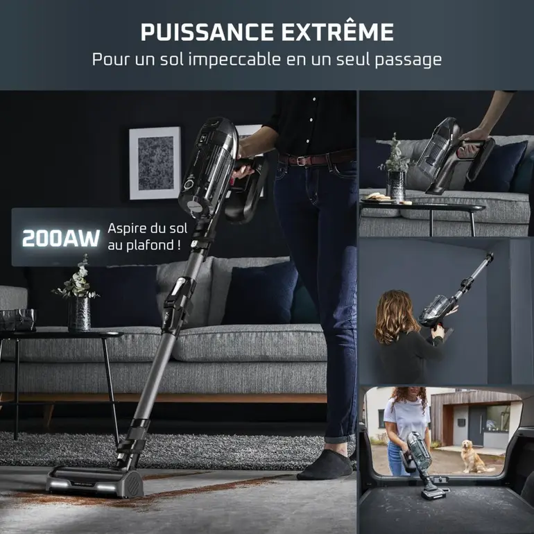 Rowenta Aspirateur balai X-Force Flex 14.60 Kit Animal