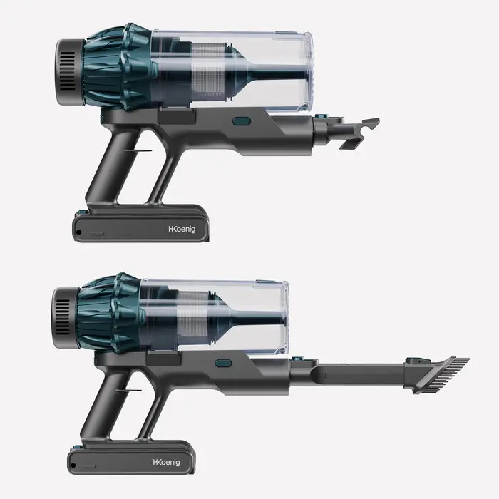 HKoenig Aspirateur balai 2 en 1 sans fil Power+ avec serpillère électrique