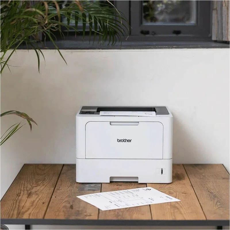 Brother HL‑L5210DN Monochrome Laser Printer – Wired, Duplex, Fast