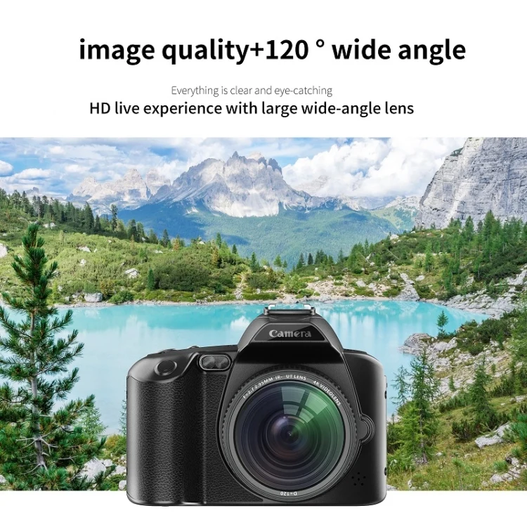 Dual-camera Night Vision 64 Million Pixel High-definition WIFI Digital Camera Standard+Light+Lens+Mic+Bracket