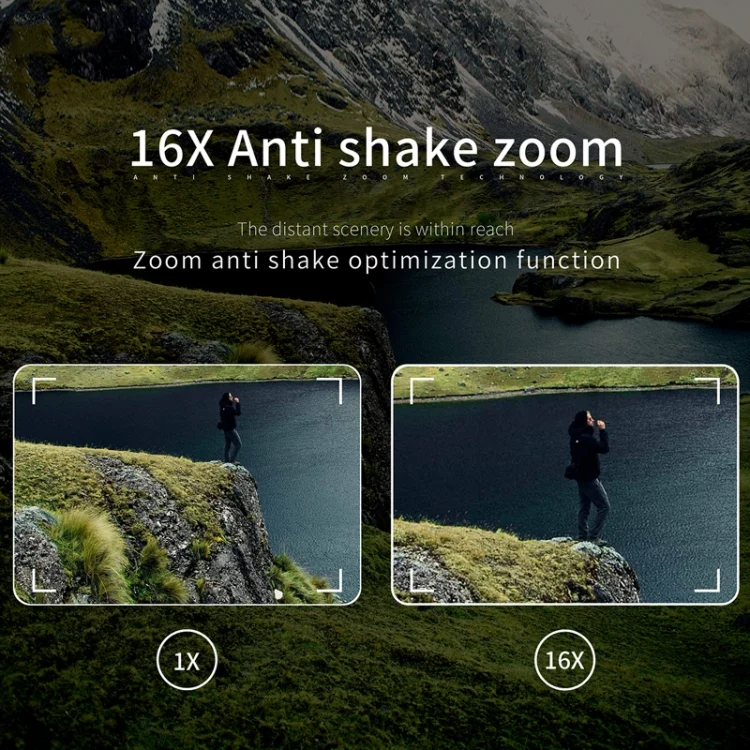 Dual-camera Night Vision 64 Million Pixel High-definition WIFI Digital Camera Standard+Light+Lens+Mic+Bracket