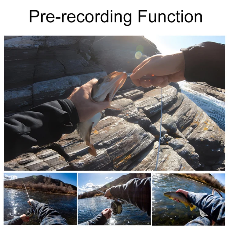 4K/30FPS 5G/2.4G HD Night Video Outdoor Waterproof Riding Record Thumb Camera, Spec: Battery White