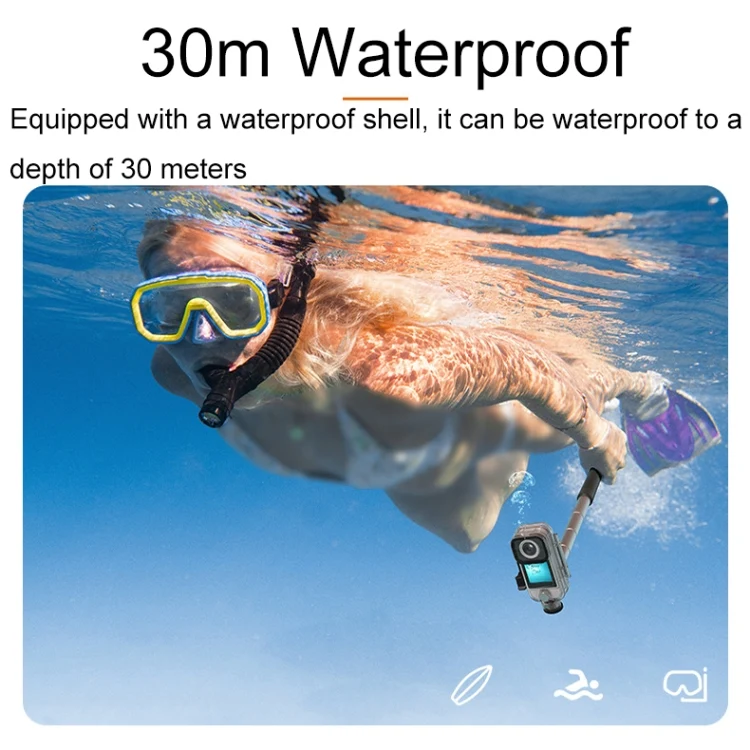 4K/30FPS 5G/2.4G HD Night Video Outdoor Waterproof Riding Record Thumb Camera, Spec: Battery White