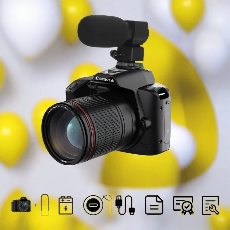 Dual-camera Night Vision 64 Million Pixel High-definition WIFI Digital Camera Standard+Microphone