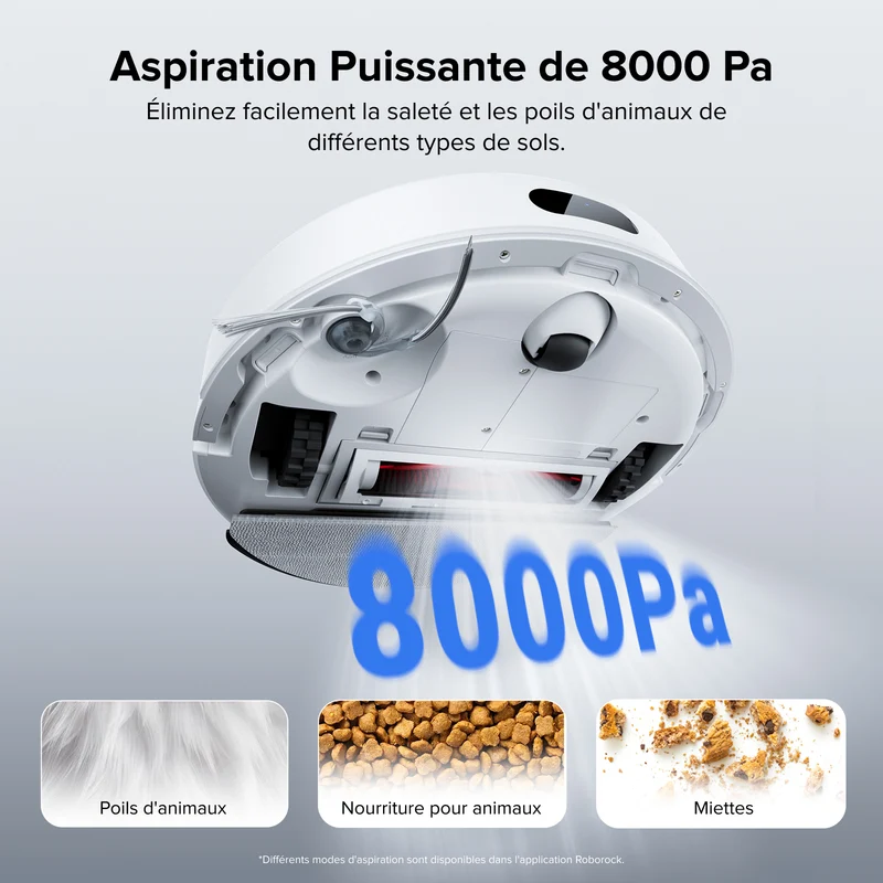 Roborock Q7 L5 robot aspirateur avec aspiration de 8 000 Pa