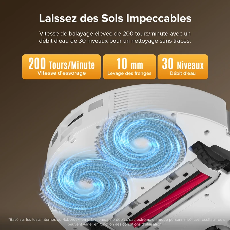 Roborock QV 35S Set robot aspirateur laveur avec station d’accueil multifonctionnelle