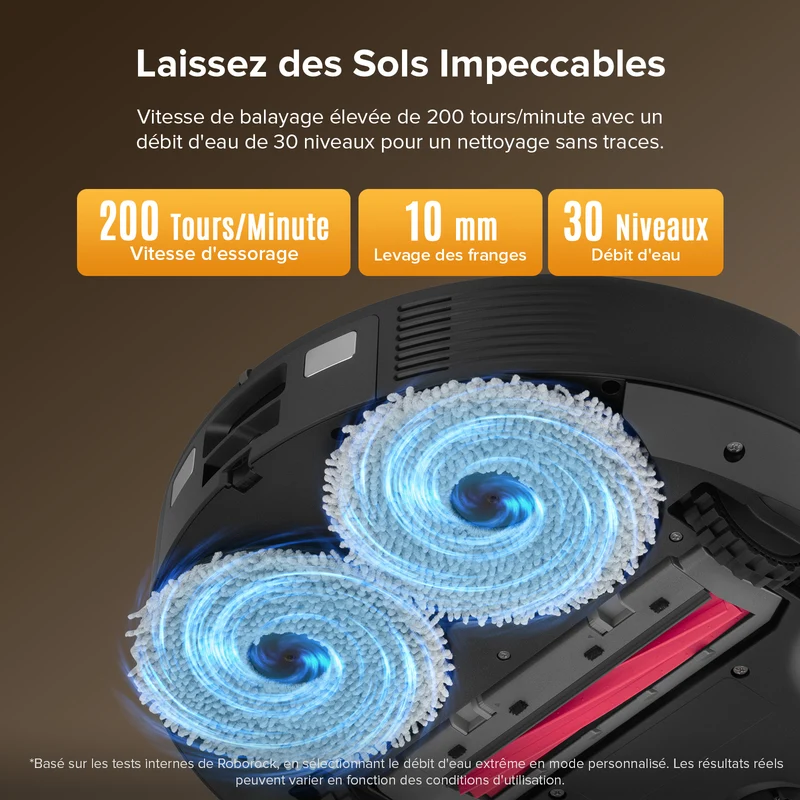 Roborock QV 35S Set robot aspirateur laveur avec station d’accueil multifonctionnelle
