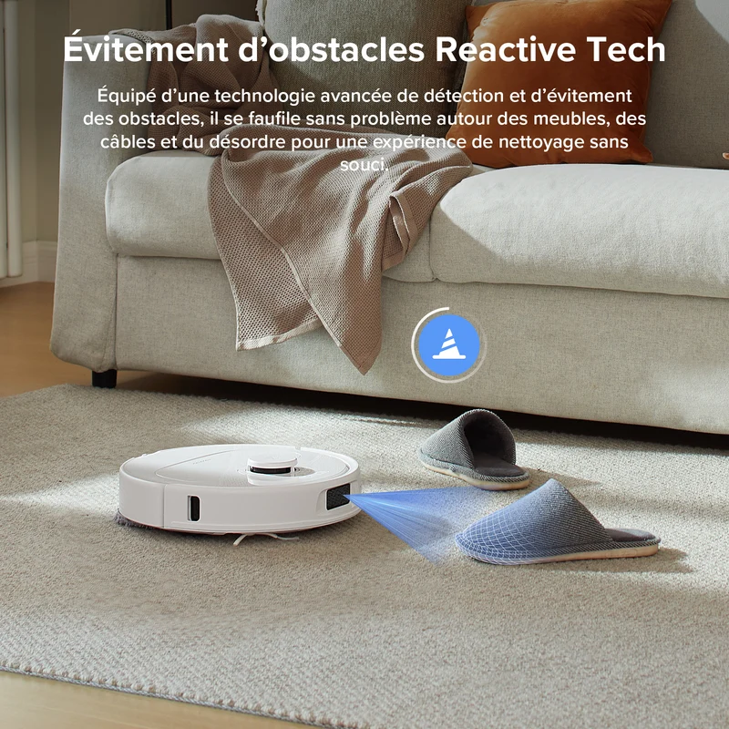 Roborock QV 35A ( Qrevo S amélioré ) robot aspirateur laveur avec station d’accueil multifonctionnelle